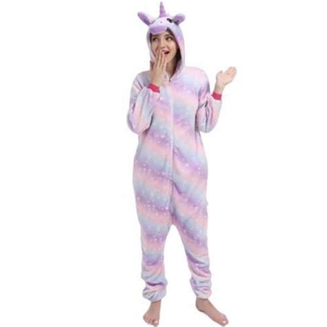 Comprar Unic Rnio Arco Ris Lil S Adulto Pijama Kigurumi Ayera Roupas