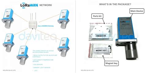 Daviteq Wslrw G Lorawan Gas Detecting Sensor Instructions