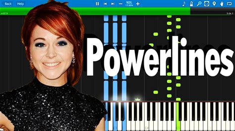 Lindsey Stirling Powerlines Synthesia Piano Tutorial YouTube