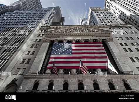 Bolsa De Valores De Nueva York Manhattan Wall Street Nueva York