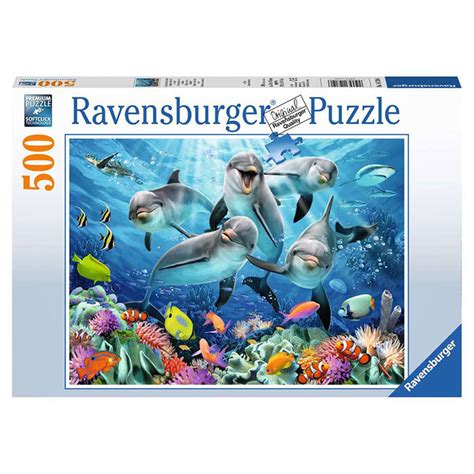 Ravensburger Dolphins In The Coral Reef Pieces Puzzle Mind Games