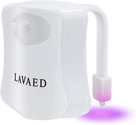 Lavaed Motion Sensor Toilet Night Light Home Toilet Light Bathroom Body