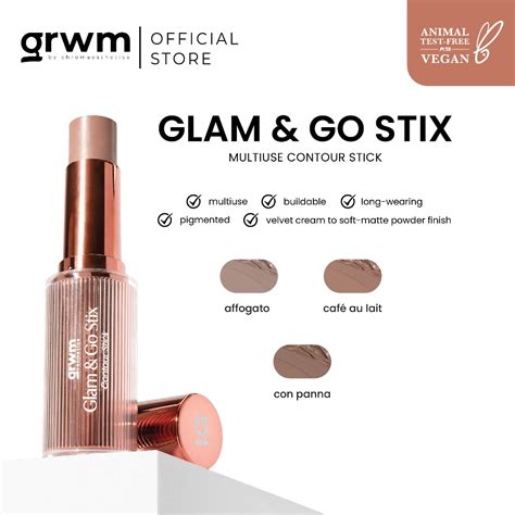 Grwm Cosmetics Glam Go Stix Contour Shopee Malaysia