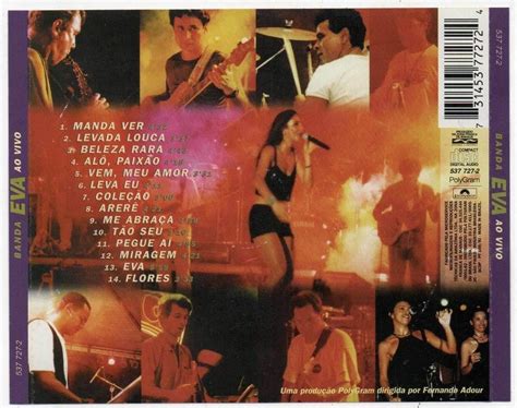 Cd Banda Eva Ao Vivo Show Raro Original Nacional 1997 Top