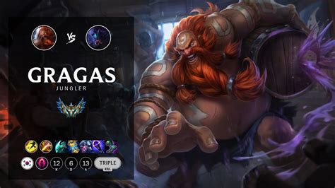 Gragas Jungle Vs Rek Sai KR Challenger Patch 12 9 YouTube