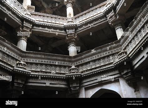 Ahmedabad Gujarat India Asia Adalaj Stepwell Beautiful Architecture