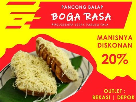 Daftar Harga Menu Delivery Pancong Balap Boga Rasa Kranggan Raya