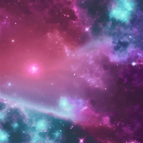 Pink Space Galaxy Nebula Backgrounds · Creative Fabrica