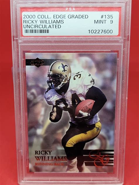 2000 Collector S Edge Graded Uncirculated 135 Ricky Williams 5000 PSA