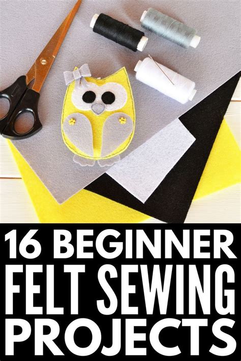 Crafting At Home 32 Super Fun Felt Projects For Kids Sewing Projects