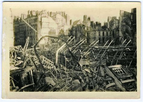 Bombardements alliés de Nantes 23 septembre 1943 ruines Flickr