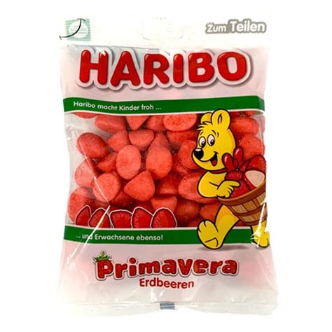 Haribo Primavera Strawberry Marshmallow Candy 7 Oz