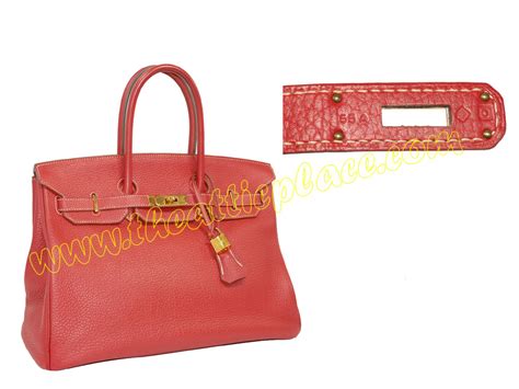 Hermes Birkin 35 Sanguine Clemence O Stamp Gold Hardware Atelier Yuwa