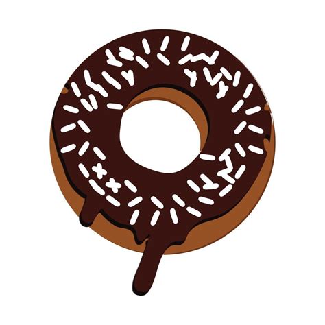 rosquilla dibujos animados ilustración varios tipos de rosquillas en