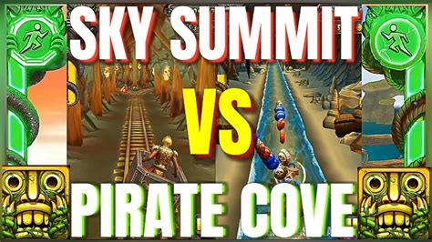 Temple Run 2 Sky Summit Vs Pirate Cove Gameplay Youtube