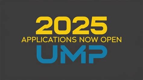 Ump Now Open For 2025 Applications · Varsity Wise🎓