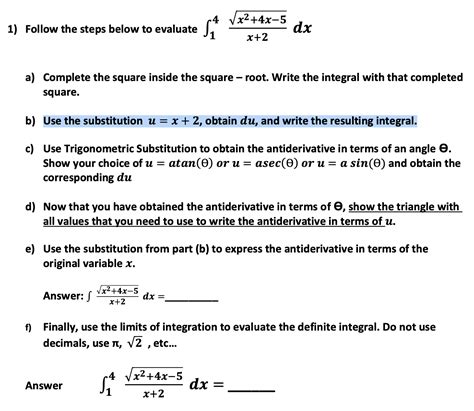 Solved Follow The Steps Below To Evaluate ∫14x2x24x−5dx A