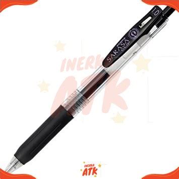 Pulpen Sarasa Clip Gel Ink Pen Mm Zebra Biru Dan Hitam Tinta Gel