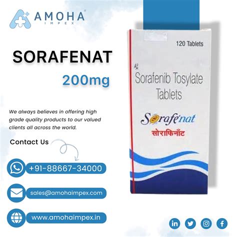 Sorafenat Mg Tablet Natco Pharma Ltd At Rs Bottle In Surat