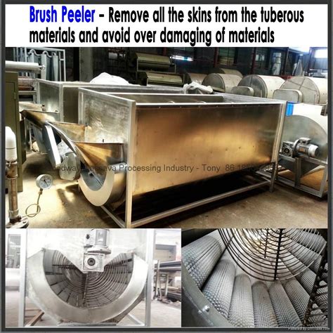 Automatic Stainless Steel Cassava Washing Peeling Machine GD BP 2000