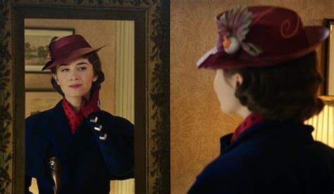 Mary Poppins Returns 2018 Movie Teaser Trailer Emily Blunt Emerges Out Of The Clouds On A