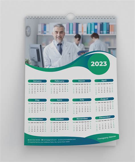 Wall Calendar 2023 on Behance