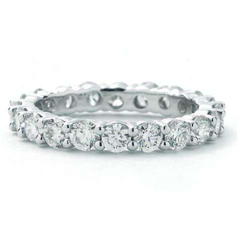 Shared Prong Cttw Diamond Eternity Band In White Gold New York