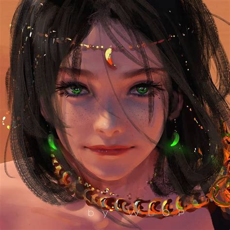 Wlop AEOLIAN Fantasy Art Women Digital Art Girl Beautiful