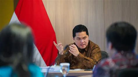 Kejar Pertumbuhan Ekonomi Persen Erick Thohir Minta Mind Id Serius