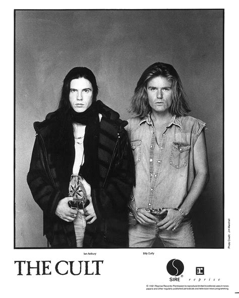 The Cult 1991 Rare Promo Photo Billy Duffy