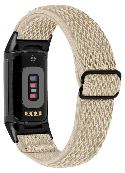 Elastisk Nylon Rem Til Fitbit Charge 5 6 Gratis Fragt