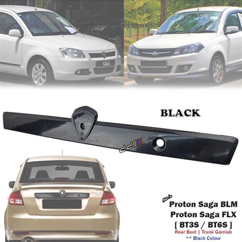 Proton Saga Blm Fl Flx Rear Bonnet Garnish Chrome Silver