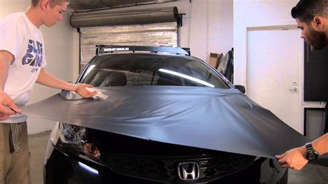 How To Vinyl Wrap Hood Premium Auto Styling Youtube