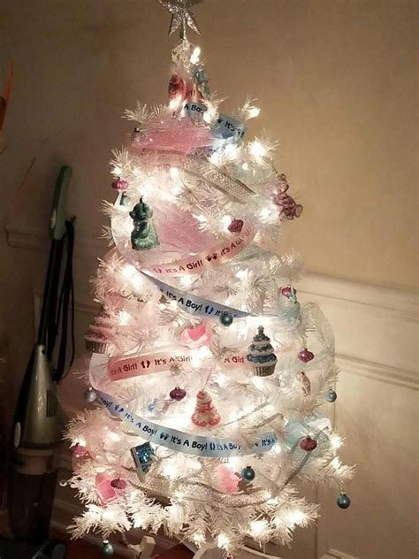 Diy Gender Reveal Christmas Tree