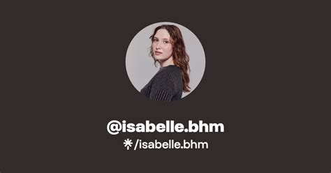 Isabelle Bhm Listen On Spotify Linktree