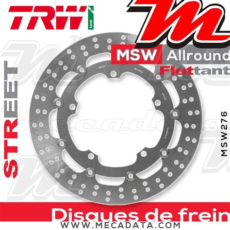 Disque De Frein Avant Triumph 1050 Speed Triple R S 2016 TRW