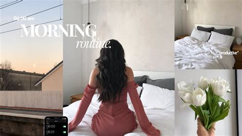 6am Morning Routine 2023 ☁️ Aesthetic And Productive Youtube