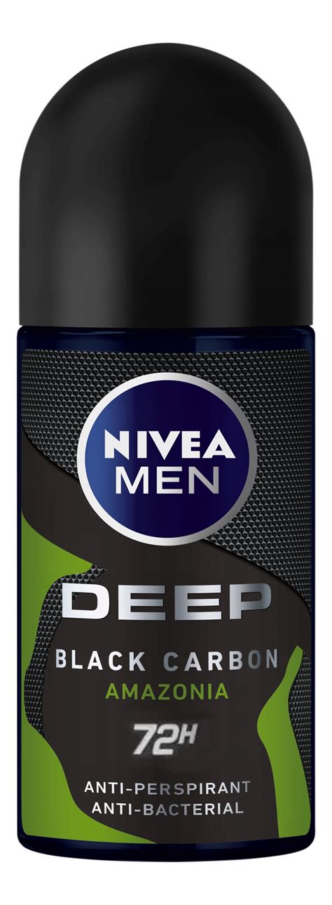 Antyperspirant Nivea Roll On Men Deep Black Carbon Amazonia Ml