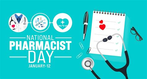 National Pharmacist Day Background Design Template Use To Background