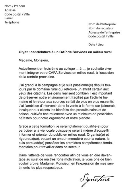 Lettre De Motivation Ouvrier Qualifi Laboite Cv Fr