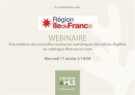 🎓 Webinaire De Découverte Des Nouvelles Ressources Numériques