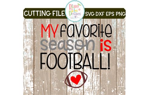 Football Svg Dxf Eps Png Cutting File By Bizzy Lou Designs