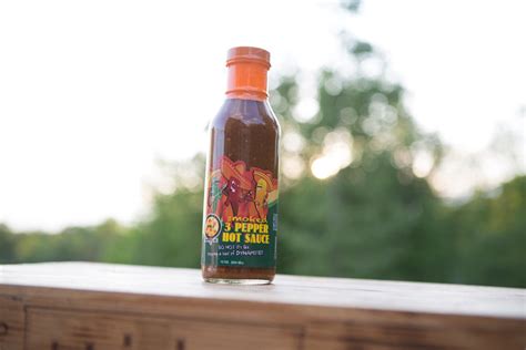 12 Oz Smoked 3 Pepper Hot Sauce Nrjspice Food Llc