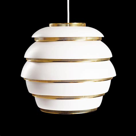 The Iconic Beehive Ceiling Lamp By Artek Designed By Alvar Aalto In