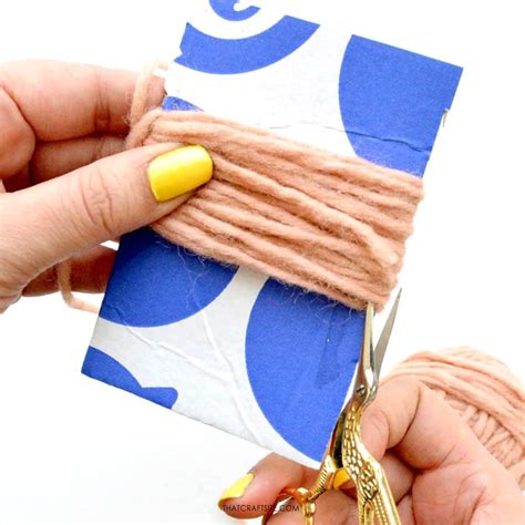 How To Make Diy Yarn Tassels In Minutes