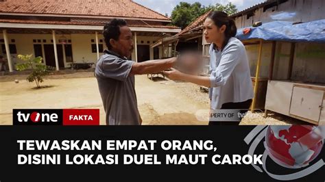 Cerita Abdullah Rumahnya Jadi Tkp Duel Carok Maut Fakta Tvone Youtube