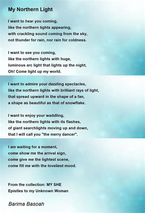 Northern Lights Short Poem - Infoupdate.org