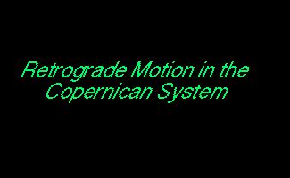 The Copernican Model: A Sun-Centered Solar System