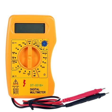 DT 831B Mini Digital Multimeter DMM Voltmeter Ammeter Ohmmeter HFE