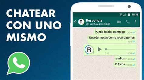 Truco C Mo Chatear Con Uno Mismo En Whatsapp Youtube